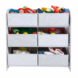 Worlds Apart 471GWH rangement de jouets Rack de stockage de jouet Autonome Blanc