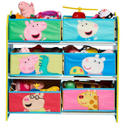 Peppa Pig - Meuble de Rangement à 6 paniers