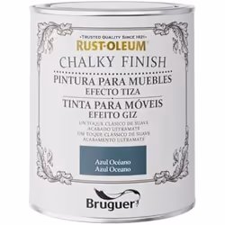 Peinture - BRUGUER - RUST-OLEUM CHALKY FINISH - 0750l - Bleu - Finition mate