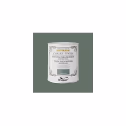 Rust-Oleum Chalky Finish Meubles Vert Sapin 750 ml BRUGUER Peinture effet craie à base d'eau Peut être appliquée sur tous typ ...