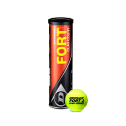 Dunlop Sport Fort Clay Court Balle de tennis remplie de gaz 4 pièce(s)