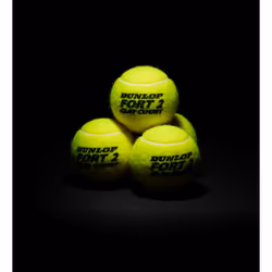 Dunlop Sport Fort Clay Court Balle de tennis remplie de gaz 4 pièce(s)