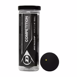 Balles de squash Dunlop Competition (x3) - TU