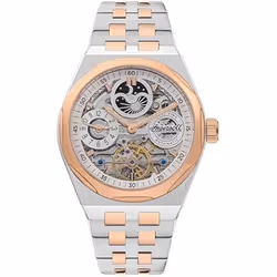 Ingersoll 1892 The Broadway Montre Automatique pour Homme 43 mm avec Cadran Squelette et Bracelet en Acier Inoxydable