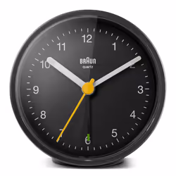 Braun BC12B réveille-matin Réveil à quartz Noir