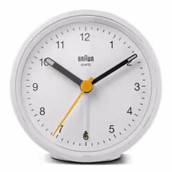 Braun BC12W réveille-matin Réveil à quartz Blanc