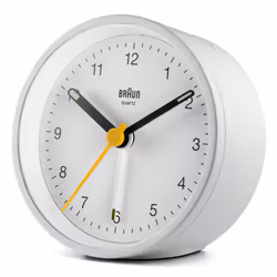 Braun BC12W réveille-matin Réveil à quartz Blanc