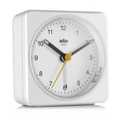 Braun BC03 Réveil à quartz Blanc