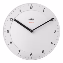 Braun BC06W-DCF réveille-matin Réveil à quartz Blanc