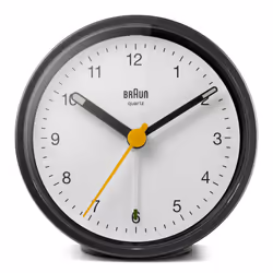 Braun BC12BW réveille-matin Réveil à quartz Noir, Blanc