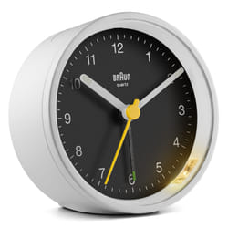 Braun BC12WB réveille-matin Réveil à quartz Noir, Blanc