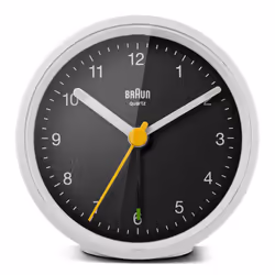 Braun BC12WB réveille-matin Réveil à quartz Noir, Blanc
