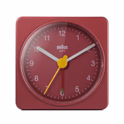 Braun BC02R réveille-matin Réveil à quartz Rouge