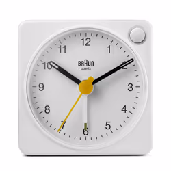 Braun BC02XW réveille-matin Réveil à quartz Blanc