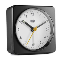 Braun BC03BW réveille-matin Réveil à quartz Noir, Blanc