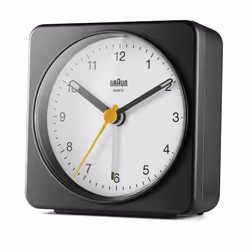 Braun BC03BW réveille-matin Réveil à quartz Noir, Blanc