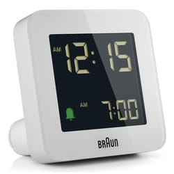Braun BC09W réveille-matin Réveil numérique Blanc