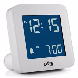 Braun BC09W réveille-matin Réveil numérique Blanc
