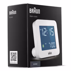 Braun BC09W réveille-matin Réveil numérique Blanc - Vue supplémentaire 7