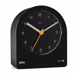 Braun BC22B, Réveil à quartz, Noir, Batterie, AA, 85,6 mm, 97 mm