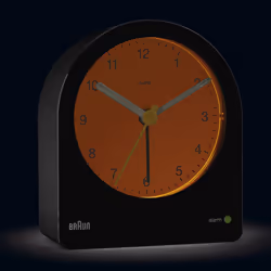 Braun BC22B réveille-matin Réveil à quartz Noir
