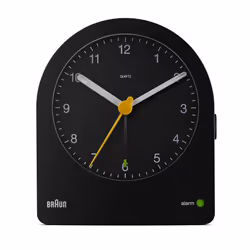 Braun BC22B réveille-matin Réveil à quartz Noir