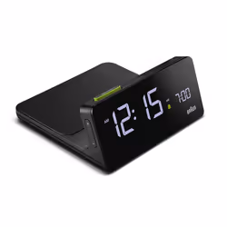 Braun BC21, Réveil numérique, Noir, LCD, Batterie, CR2032, 140 mm
