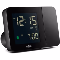 Braun Réveil radio piloté avec projection BC15BLA-DCF