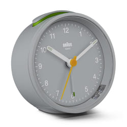 Braun BC12G réveille-matin Réveil à quartz Gris