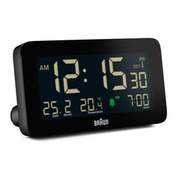 Braun BC10B-DCF réveille-matin Réveil numérique Noir