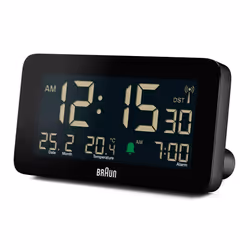 Braun BC10B-DCF réveille-matin Réveil numérique Noir