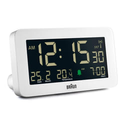 Braun BC10W-DCF réveille-matin Réveil numérique Blanc