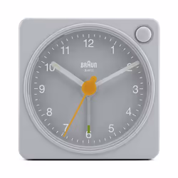 Braun BC02XG réveille-matin Réveil à quartz Gris