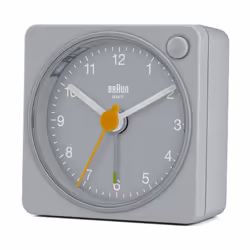 Braun BC02XG réveille-matin Réveil à quartz Gris