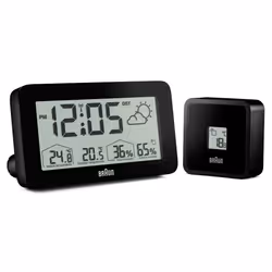 Braun BC13BP-DCF réveille-matin Réveil numérique Noir