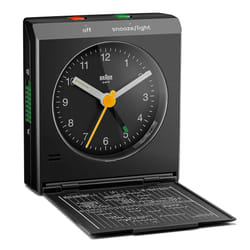 Braun BC05B Horloge murale et de table Analog clock Rectangle Noir