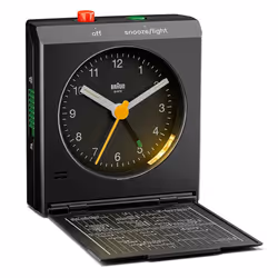 Braun BC05B Horloge murale et de table Analog clock Rectangle Noir