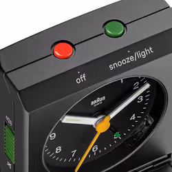 Braun BC05B Horloge murale et de table Analog clock Rectangle Noir