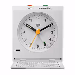Braun BC05W Horloge murale et de table Analog clock Rectangle Blanc