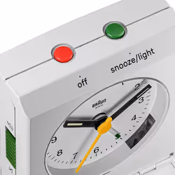Braun BC05W Horloge murale et de table Analog clock Rectangle Blanc - Vue supplémentaire 5