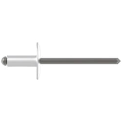 Gesipa - Rivet Alu Grosse tête K16 4,8x10mm (Par 250)