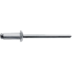 Rivet pop DIN7337 tige de rivet d x l 4 x 10 mm acier / acier 500 un.