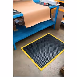 Tapis en caoutchouc naturel avec surface à picots pour zones intérieures sèches Résistance thermique de -30 °C à +50 °C Épais ...