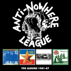 Cherry Red Records Anti-Nowhere League: The Albums: 1981 – 1987, 4CD Boxset CD Punk