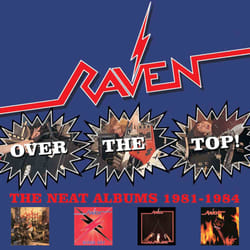 Cherry Red Records Raven: Over the Top! The Neat Albums 1981-1984, 4CD Clamshell Boxset CD Métal