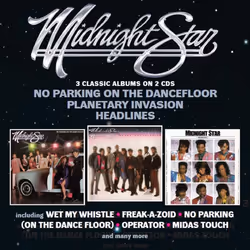 Cherry Red Records Midnight Star: No Parking On The Dancefloor / Planetary Invasion / Headlines, 3 Classic Albums On 2CDs, So ...