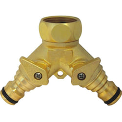 C.K G7918 laiton Distributeur d'eau 2 voies 24,2 mm (3/4) (filet int.), raccord enfichable