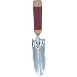 Transplantoir tête étroite acier chromé 300mm - Manche bois
