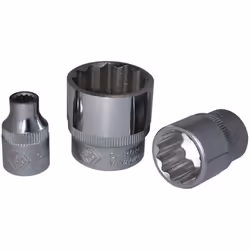 enquête C.K T4690M 24 Propulseur: 1/2" (12.5 mm) Sortie: 12 pans extérieurs - 24 mm Longueur: 38 mm Contenu: 1 pc(s) descript ...