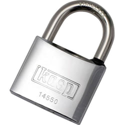 K14550A1 Cadenas 50 mm fermeture universelle acier inoxydable avec serrure à clé - Kasp